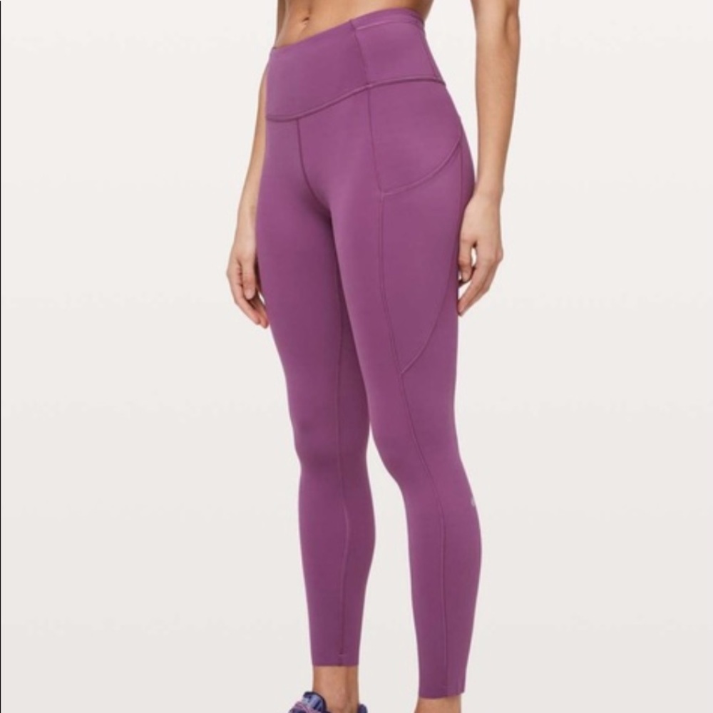 LULULEMON high rise Fast and Free II 7/8 Legging
